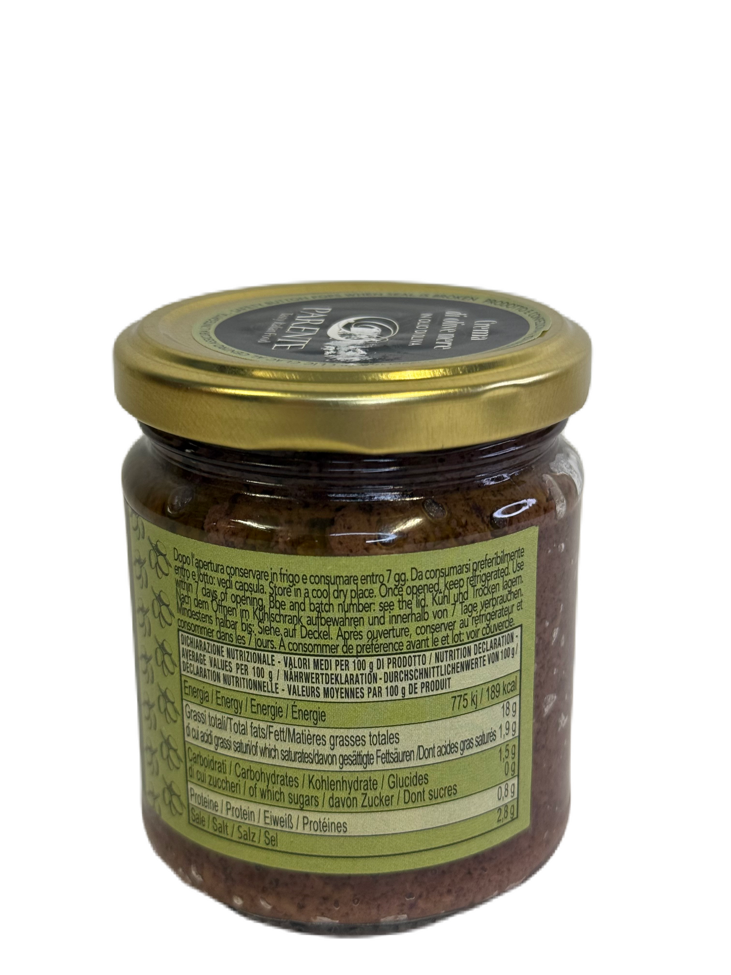 Crema di Olive Nere in Olio di Oliva