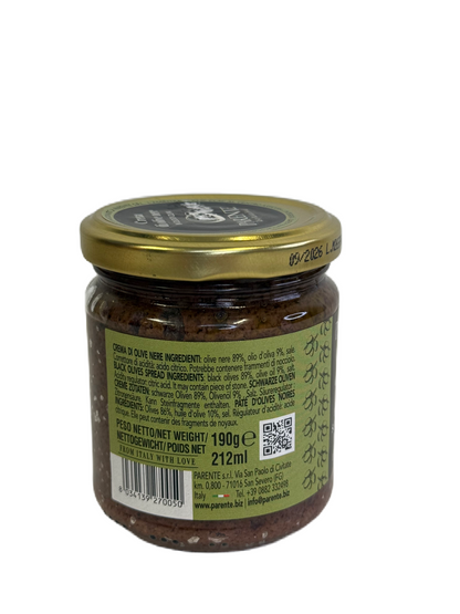 Crema di Olive Nere in Olio di Oliva