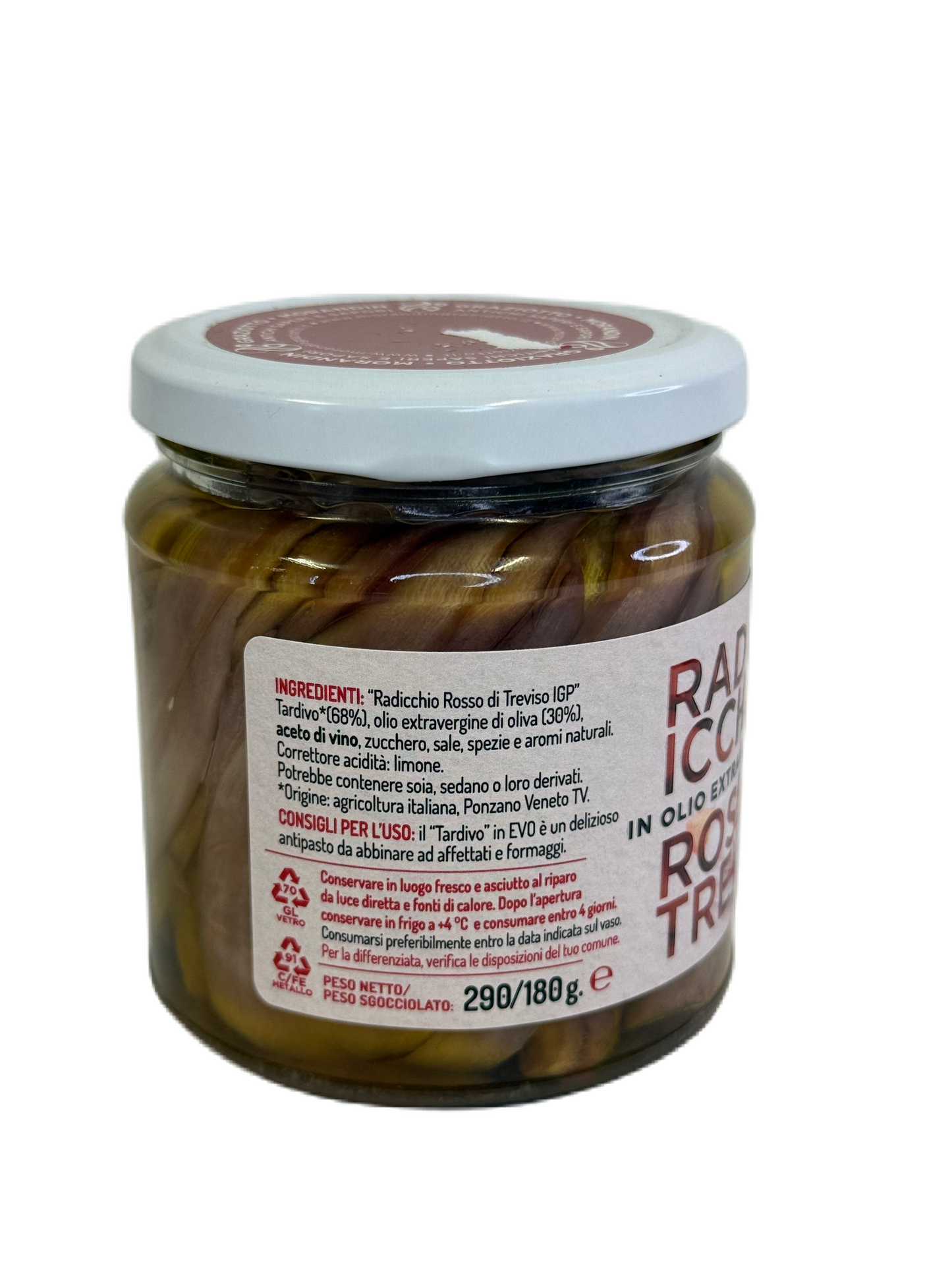 Radicchio Rosso di Treviso IGP in Olio Extra Vergine di Oliva