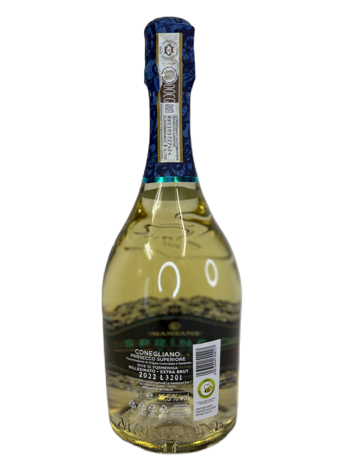 Springo Blue – Prosecco Conegliano Valdobbiadene Superiore Rive Extra Brut DOCG