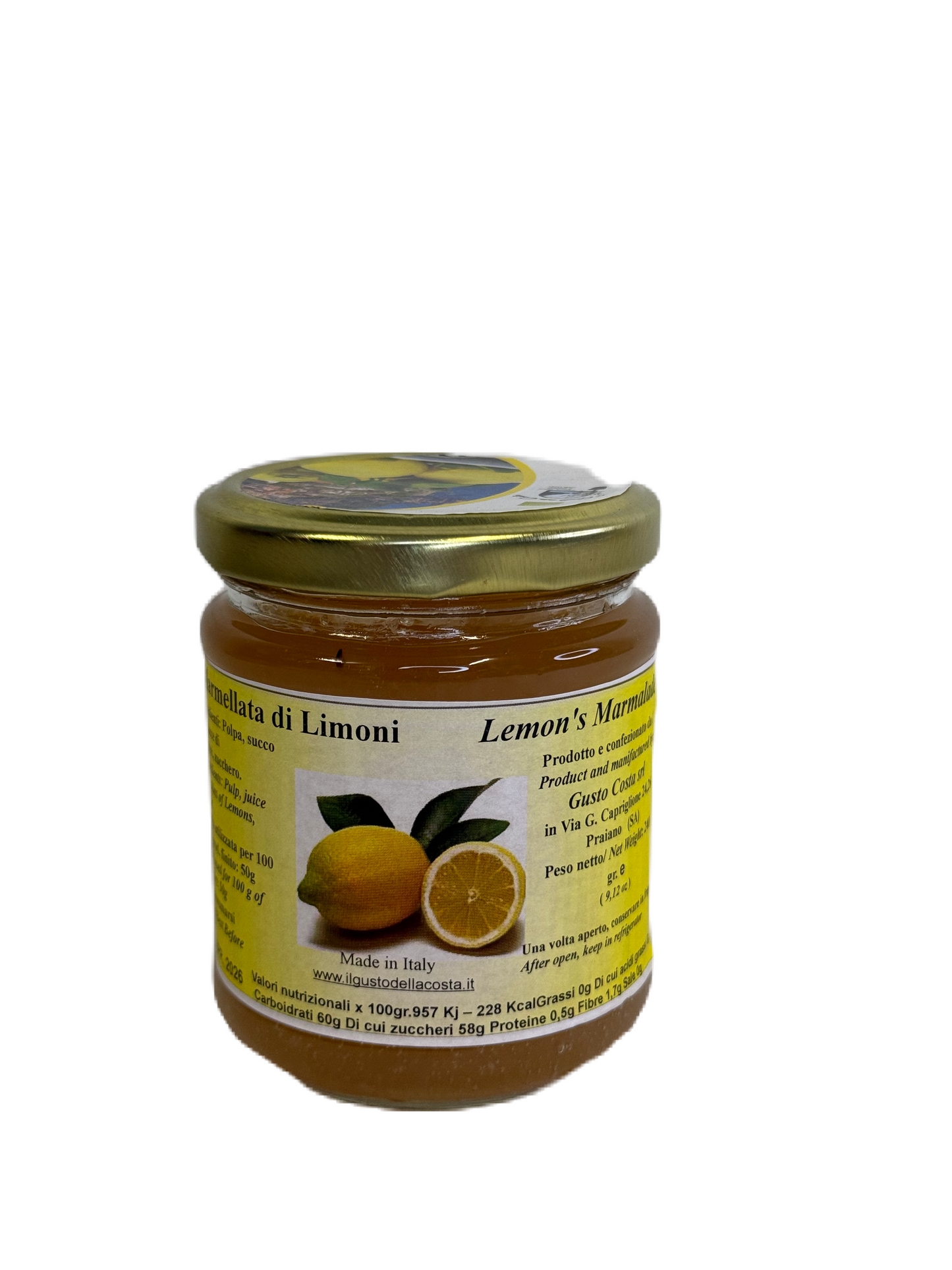 Marmellata di Limoni, Costa d’Amalfi