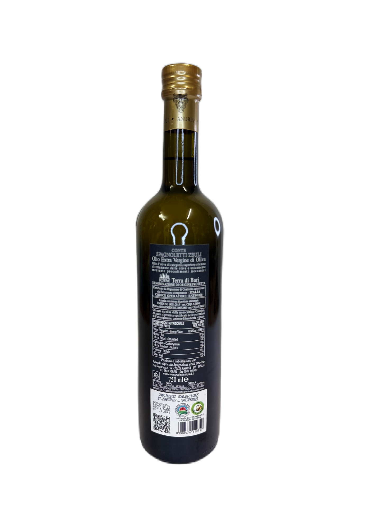 Olio Extra Vergine DOP – Spagnoletti Zeuli